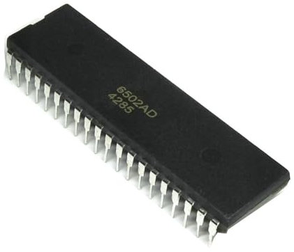 1 Stks/partij MOS6502 6502B Vintage Procesador/Procesador. 6502 MOS6502AD 6502AD Oude CPU. DIP40 Ic En Origineel in Voorraad