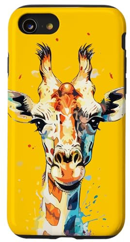 iPhone SE (2020) / 7 / 8 Colorful Giraffe Case