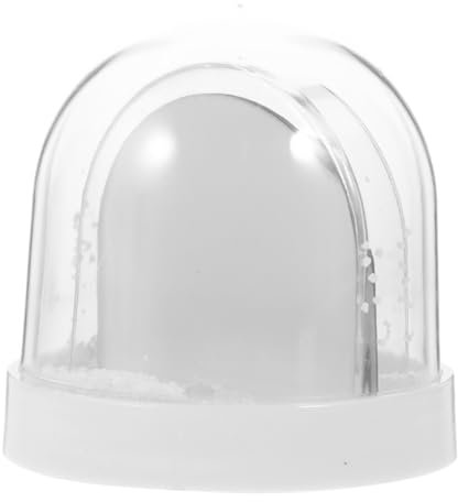RORPOIR Kunststoff-Schneekugel-Fotorahmen -Foto-Schneekugel-Kit Schneekugeln Blanko-Schneekugel-Bilderrahmen Foto-Schneekugel-Kit