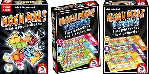 Generisch Noch Mal Encore!Set! Spiel + Zusatzblock 1/2/3 + 4/5/6 (SchmidtSpiele:49327-49371-49345) im Set