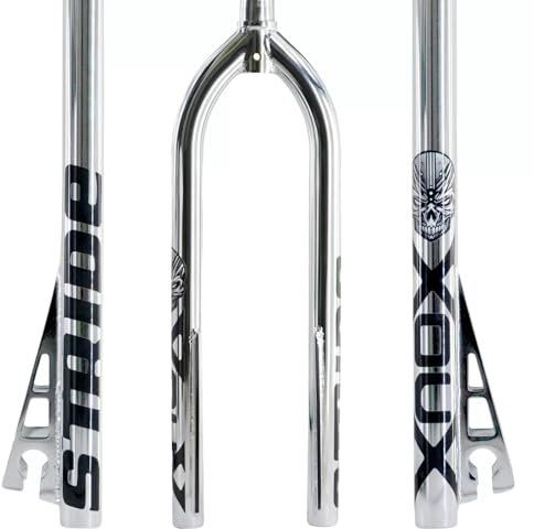 XOUX Stride FK01TD26SIL BMX-Gabel, gewindelos, 26 Zoll, 3,8 cm, Silber