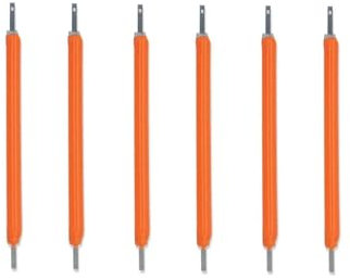 LISOCLU FPC flexibles Filament 24V 1200mm LED 360 Grad leuchtendes COB-Streifen licht linear 6PCS rot