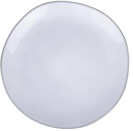 Olympia Raw Stoneware Coupe Plates 220mm, Charcoal, Pack of 6 | Stackable design saves kitchen space, offering a durable glaze that resists cutlery marks in busy commercial venues.
