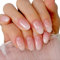 24 Pcs Short Press on Nails, Elegant Touch French False Nails Glue-On & Stick-On Options, Pink & White Elegant Natural Square Shape for Women for Holiday & Daily Wear