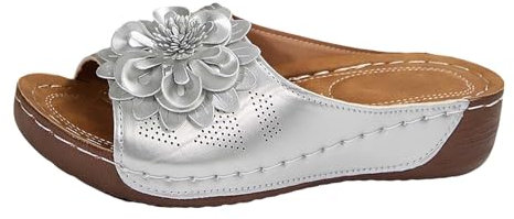 Sandali Estivi Donna Ortopediche Scarpe Estive Eleganti Comodi Antiscivolo Ciabatte Leggeri Morbido Pianta Larga Sandalo Per Fascite Plantare Infradito Basso Spiaggia Doccia Gomma Pantofole Offerta