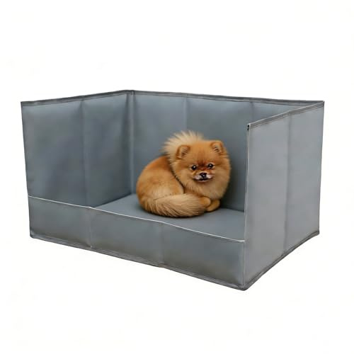 Hundeklo – Klappbare hohe Wände 57 x 38 x 30 cm, wasserdichte Haustiertoilette aus PVC, tragbare -Station für Hunde für den Innenbereich mit leicht zu reinigendem Design | Ausbildung und Home