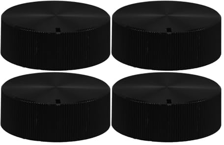 Hohopeti 4pcs Air Fryer Knob Replacement Set Black Abs Timer Switch Knob Simple Operation for Kitchen Cooker Accessory