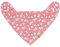 LÄSSIG Baby Lätzchen Bandana Halstuch Baumwolle Druckknopf wendbar/Baby Bandana Glama Lama coral