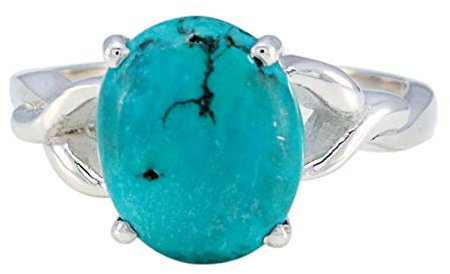 RGPL - Real Gemstones Oval Cabochon Rose Quartz ring - 925 Sterling Silver Pink Rose Quartz Real Gemstones Ring - wedding jewelry gift for children day ring UK sz M-S