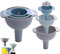 Juego De Embudo Colador De Cocina Juego De Embudo De Herramientas De Cocina Embudo Multifuncional Para Botellas De Agua De Cocina Y Domésticas, Líquidos Y Polvos, Juego De Filtros De Embudo 4 En 1