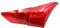C058 Rückleuchten Folie Set Aufkleber Tönungsfolie Heckleuchten Passgenau zugeschnitten für Rückleuchte Selbstklebend Kfz Auto Zubehör (Red)