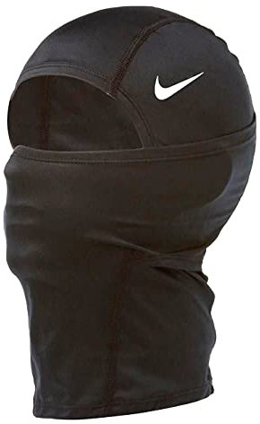 Nike Pro Hyperwarm Hydropull Kapuze, OSFM (Anthrazit/Weiß)