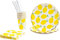 40 Piece Party Tableware Set - Includes 10 Plates, 10 Cups, 10 Napkins and 10 Straws (Lemons Design)