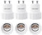 DiCUNO GU10 auf E14 Lampensockel Adapter, Konverter von GU10 bis E14 für LED Lampe, Glühnbirne, Halogen, CFL-Lampe, max. 60W, 250V, hitzebeständig bis 125°C, 6er Pack