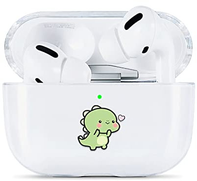AKABEILA Hülle für Airpods Pro 2, Weiche TPU Klare Schutzhülle Stoßfest Airpods Pro 2 2022 Hülle mit Süßem Muster Airpods Pro 2nd Generation Ladenhülle