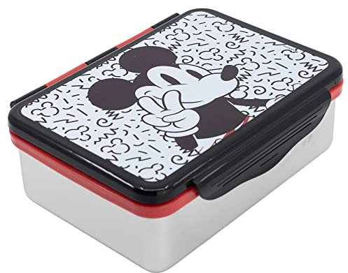 Fiambrera hermética de acero inoxidable de Mickey Mouse
