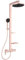Ideal Standard ALU + Colonne de Douche Mécanique, Aluminium recyclé, Eco-responsable, Pomme de Douche Orientable 26 cm, Douchette 2 Jets 10 cm, Rose brossé, BD584RO