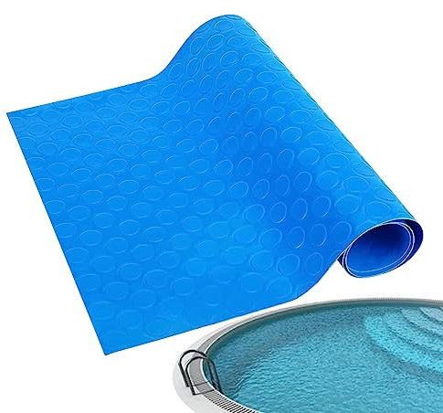Non-Slip Pool Step, Swimming Pool Ladder Mat, Swimming Pool Mat Safety Liner, with Stripe/Dots, for Swimming Pool Liner and Stairs Protective, Protective Pool Ladder Step Pad