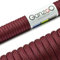 Ganzoo Paracord 550, Cuerda de 4 mm, 3 Metros, Poliéster, Tipo 3-7 Hilos Interiores, Correa de Perro Collar Pulsera, Camping Supervivencia y Cuerda Multiusos al Aire Libre, Rojo Vino