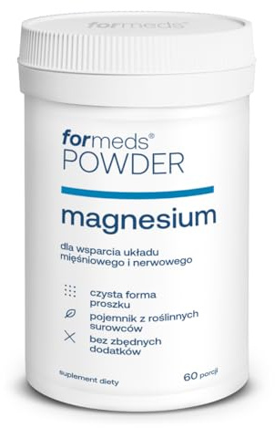 ForMeds - POWDER Magnesium - 930mg pro Portion, davon 140mg reines Magnesium - Gedächtnis - Konzentration - 60 Portionen