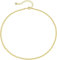 Jenosy 18K Gold Ketten Choker mit Gold Perlen Handmade Halskette für Frauen