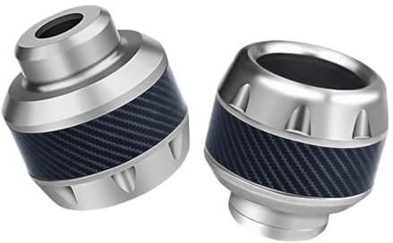 Aluminium Universal Motorräder Fallschutz Front Sliders(Silver)