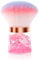 Nail Dust Brush, Round Nail Art Dust Powder Remover Brush with Acrylic Handle, Dust Brush for Nails Soft Nail Duster Brush (Round)