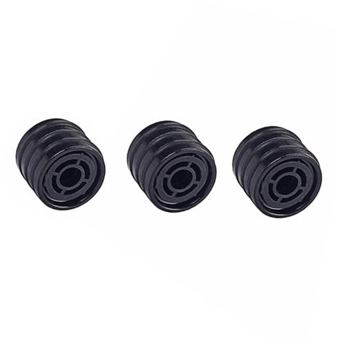 3 Stück Verstärker Gitarrenteile Lautstärkeregler Tone Knobs Cap Für Bass Dome Schwarz Gitarrenparts