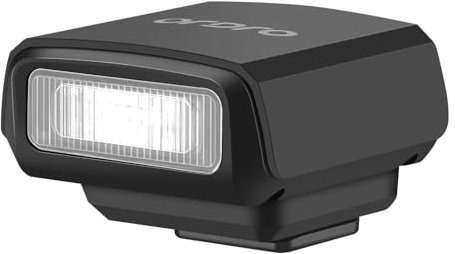 ORDRO Flash FL-10 Mini flash Speedlite pour appareils photo numériques, mini lampe de poche portable pour appareils photo reflex numériques (noir)