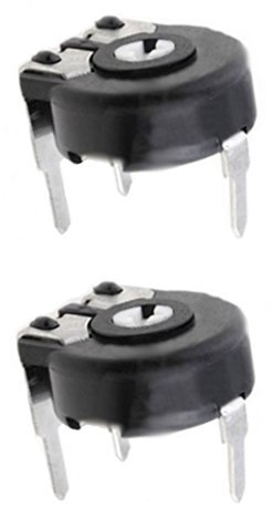 Potentiometer PT-10 Trimmer 500 Ohm horizontal liegend 2 Stück (0005)
