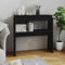 HOMTAKIE Table Console Noir 80x30x80 cm Aggloméré