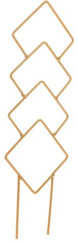 HAKIDZEL Trellis Métal Doré pour Plantes Intérieur Support pour Plantes Grimpantes Pot pour Pothos Et Monstera Facile à Installer
