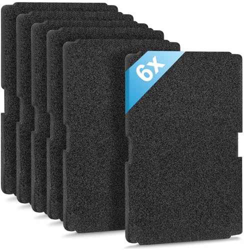 6 Stück Trockner Filter für Beko Grundig Blomberg ElektraBregenz 2964840100, Filter Trockner Wärmepumpentrockner, Dryer filter Schaumstofffilter Schwammfilter Filtermatte 240 x 155 x 10mm