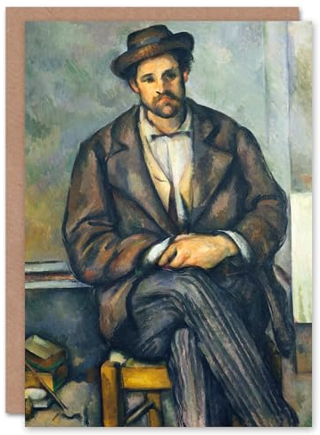 Artery8 Paul Cezanne Art Card Seated Peasant Portrait Painting