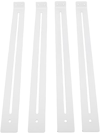 TIKATARER Kit de Reparación de Cajones, 4 Soportes con Acero Al Carbono, Instalación Ajustable para Fondos Hundidos, de 13,4 a 24, Pulgadas, Compatible con Cajones de 14 a 24 Pulgadas