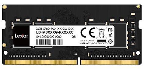 Lexar SODIMM 32GB DDR4 RAM 3200 MHz, 260-Pin DDR4 SODIMM memoria RAM per computer portatile, ad alte prestazioni SO-DIMM memoria Upgrade, memoria computer portatile/notebook, CL22-22-22-52 1.2V