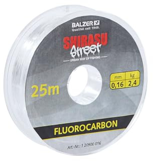 Balzer Shirasu Street Fluorocarbon 25m Verschiedene Grössen (0,25mm / 5,1kg)