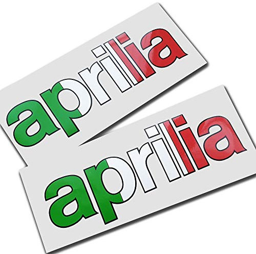 Italienisches Motorrad italienische Flagge Unifarben x 2 mittelgroß