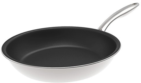 Kuhn Rikon Swiss Multiply Non-Stick Frying Pan, Silver/Black, 26 cm