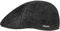 Stetson Texas Leder (Pigskin) Schiebermütze Herren - Ledermütze mit Baumwollfutter - Schirmmütze (Schirmlänge ca. 4.6 cm) - Flatcap aus Leder - Flat Cap Sommer/Winter schwarz L (58-59 cm)