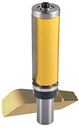 HOHXEN Flush Trim Pattern Router Bit 1/2'' Shank Top & Bottom Bearing Milling Cutter for Woodworking Tool