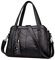 Coolives Sac Hobo pour Femme Sacs à Main portés épaule avec Bandoulière Sac a Main en Cuir PU Noir