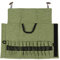 Inzopo Besteckset Aufbewahrung Halter Rolltasche für Essstäbchen, Löffel, Gabel, Besteck, Tragetasche mit Griff, faltbar, ultraleicht, Armeegrün