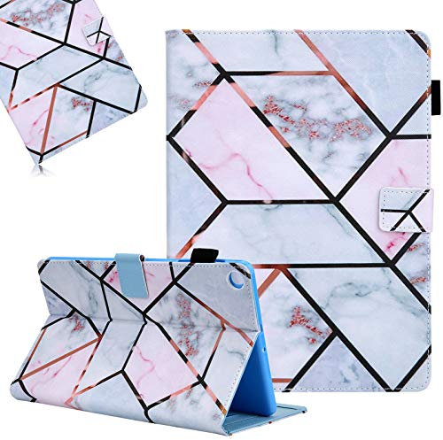 Custodia per Samsung Galaxy Tab A7 10,4 pollici (SM-T500 / T505 / T509), custodia in pelle PU dipinta, sottile e leggera, Smart Cover Folio con supporto magnetico, custodia protettiva per auto