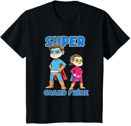 Les super-héros grand frère et petite soeurs T-Shirt