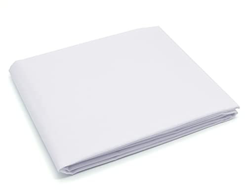 Fotoconic 1 Yard x 67 Inch / 1M x 1.7M Diffusion Fabric Nylon Silk White Seamless Light Modifier for Photography Lighting, Softbox and Light Tents