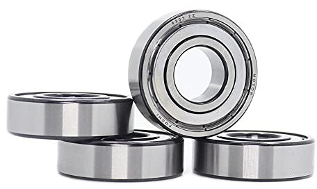 6203ZZ 17x40x12mm Double Metal Abgeschirmte Lager, ABEC-7 Vorgeschmierte Drehmaschine Deep Groove Kugellager (Pack von 4Stücks)