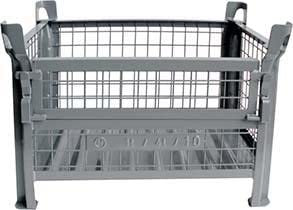 Gitterbehälter 1t,vzk. 800x600x600mm