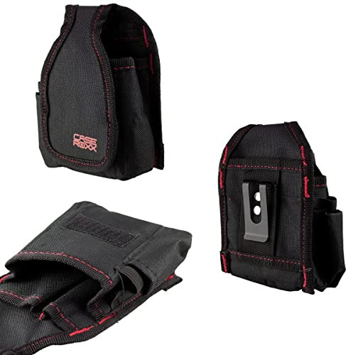 caseroxx Tasche für Ihre E-Zigarette/Vaper, SMOK, Aspire, Innokin, Vaporesso, TECC, Drag, Eleaf, Geekvape, Werkzeuge und anderes Zubehör, mit Gürtelclip und Gürtelschlaufe