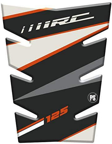 Paraserbatoio.it Tankpad aus Kunstharz, selbstklebend, 3D-Effekt, für Motorrad, kompatibel mit KTM RC 125 v1